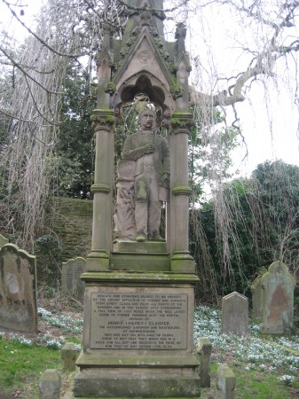 Henry Clasper's Grave in Whickham Churchyard.