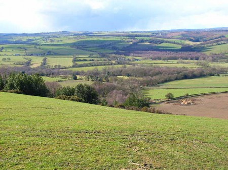 Valley of the River Browney from near Cornsay village.