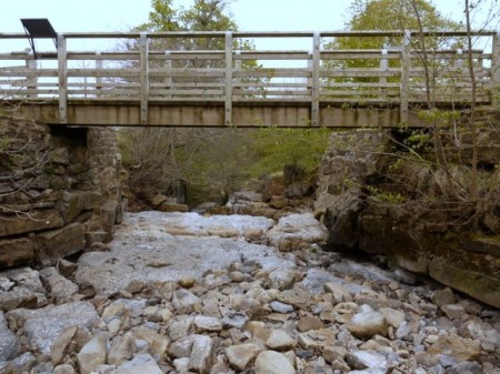 Footbridge over Bollihope Burn