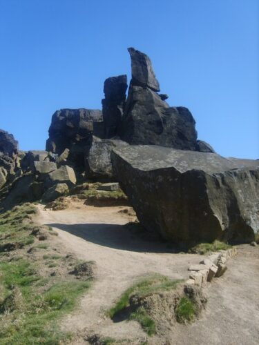 The Wainstones on Cold Moor